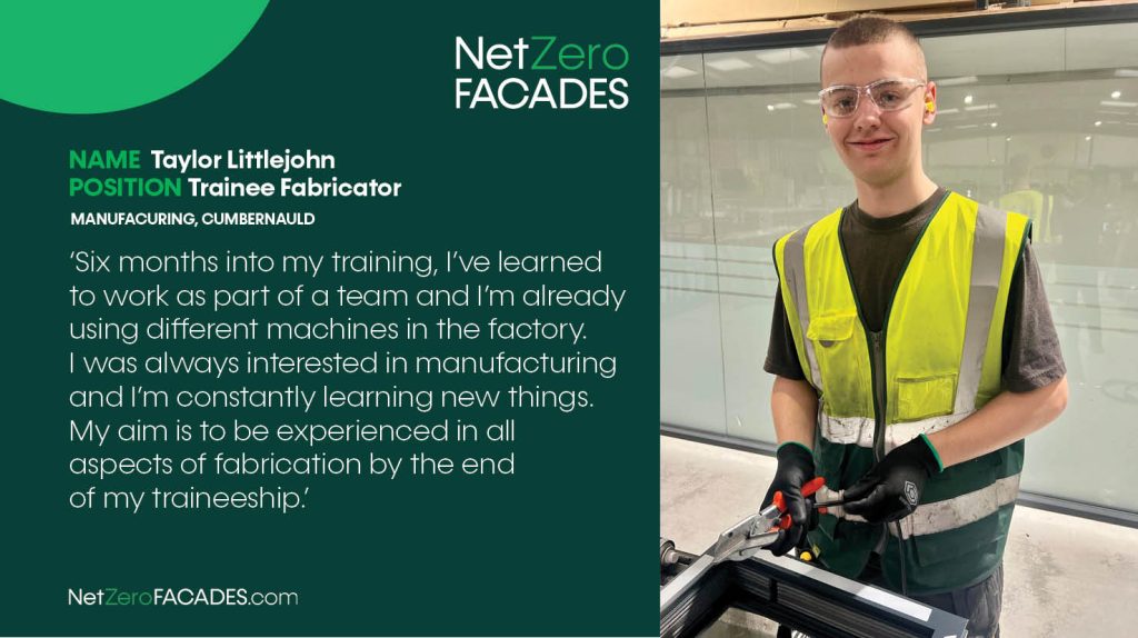 Meet 5 NetZero Facades trainee’s and apprentices ready to change the world 🌎
